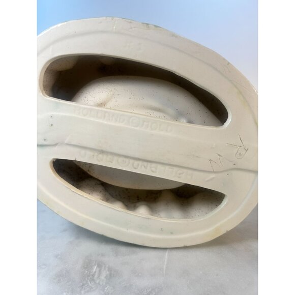 Elephant Trunk up Parade of 6 Ceramic Planter Bowl Container Artison signed Gift - Picture 7 of 7